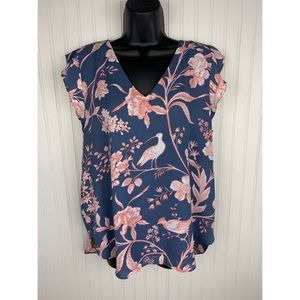 LOFT Floral Blouse